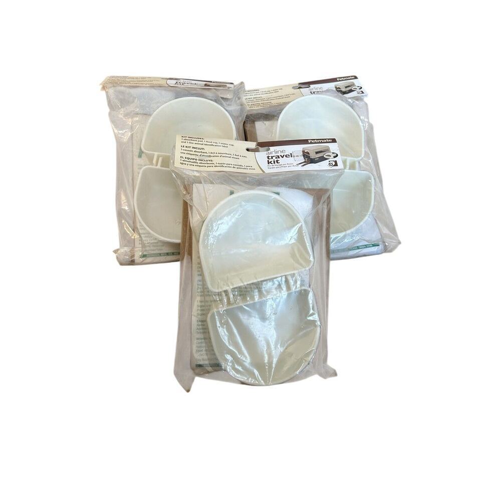 3 NEW Petmate Dog Cat Airline Travel Transport Kit Keep Pets Safe & Comfortable